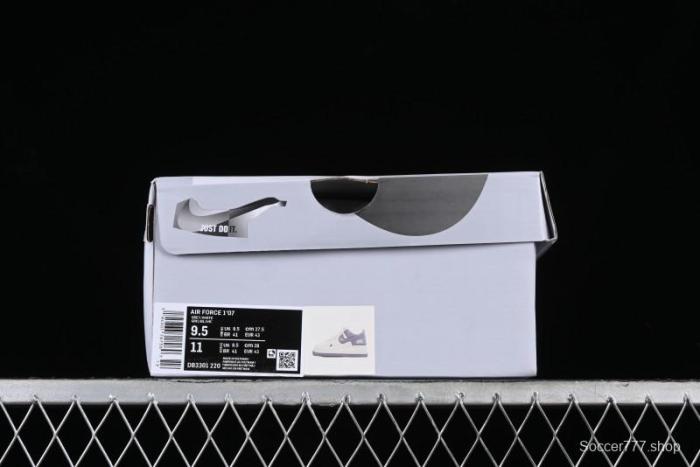 Nike Air Force 1 '07 Low  SHARK  Casual Sneakers with Full-Length Air Cushion - DB3301-220