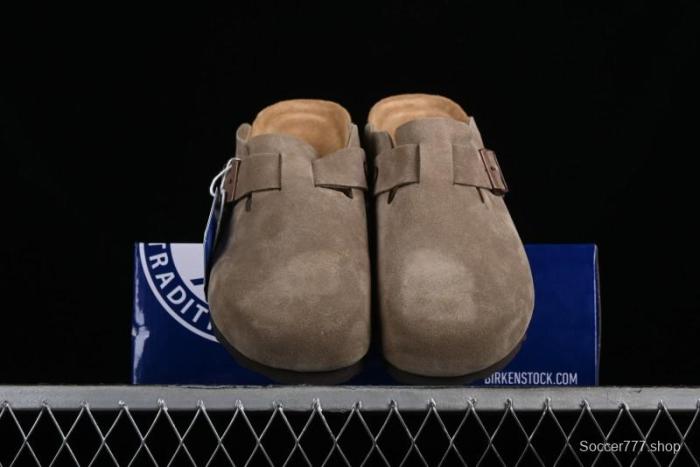 Birkenstock Arizona Soft Footbed Sandals with Suede Leather and Lambswool Lining - G.D4