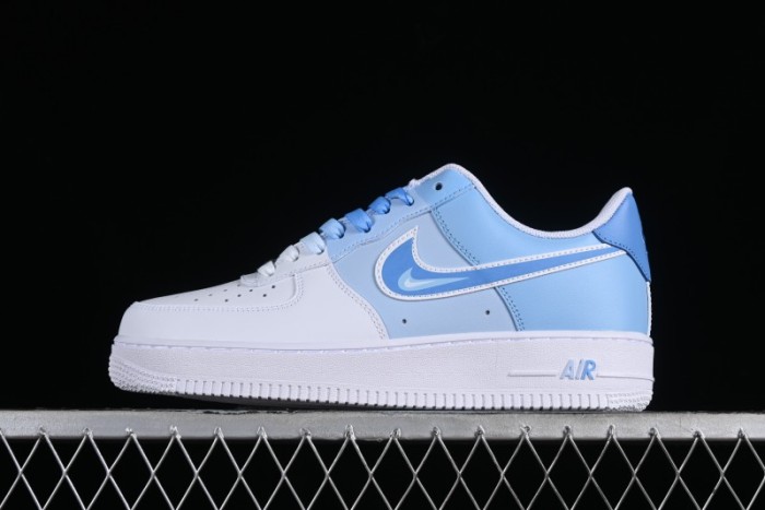 Nike Air Force 1 '07 Low Triple Color Gradient Minimalist Hand-Drawn Casual Sneakers - CW2288-951 1