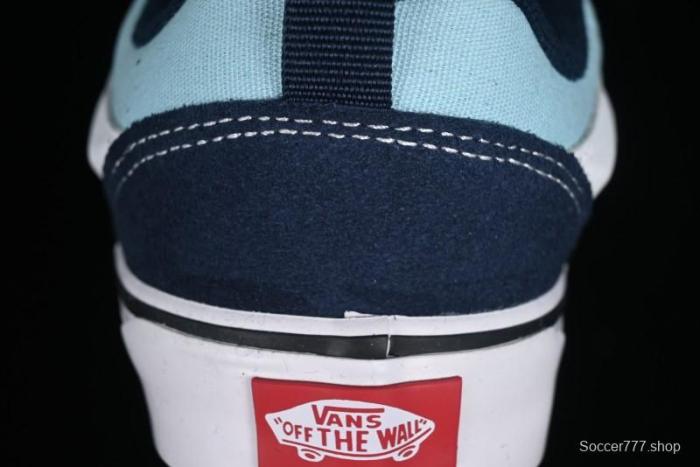 Vans Classics Knu Skool Patchwork Letter Lace-Up Chunky Tongue Platform Sneakers - VN0009QCBLK 1