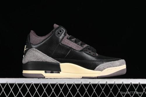 Nike A Ma Maniere x Air Jordan 3 Retro Black Sneakers - FZ4811-001 1
