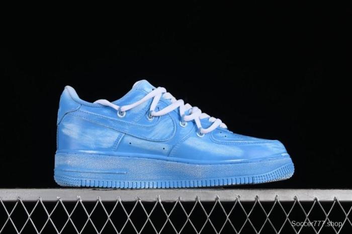Nike Air Force 1 '07 Low Tie-Dye Blue Casual Sneakers - YY2024-929 1