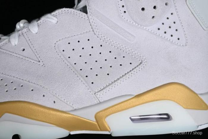 Nike Air Jordan 6 Retro Paris Olympics Sneakers with Metallic Gold Accents - DQ4914-074 1