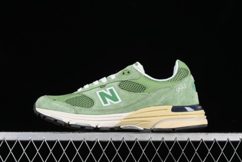 New Balance Made In USA M993 Series Classic Retro Running Shoes - U993WG