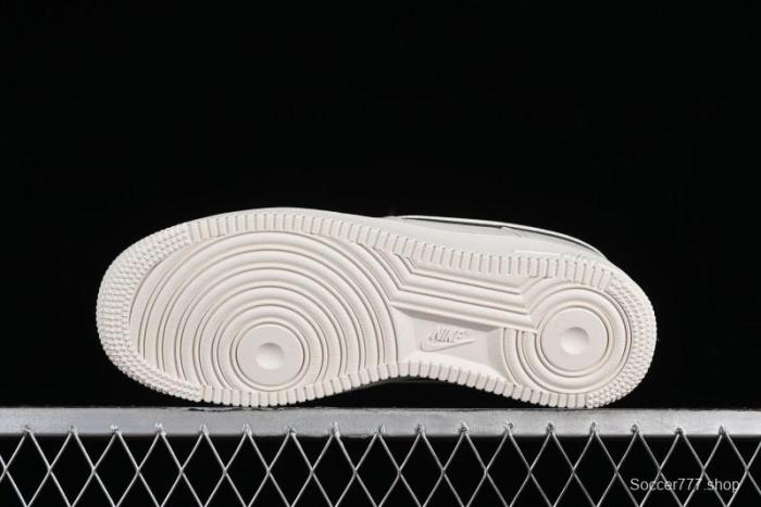 Nike Air Force 1 '07 Low Classic Military Green Mini Swoosh Starry Sky Casual Sneakers - MJ0319-022 1