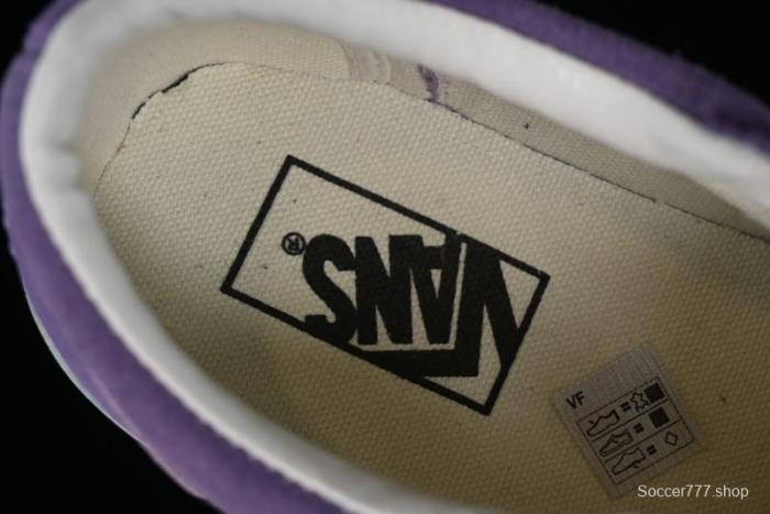 Vans Style 36 Low-Top Skate Shoes with Purple Embroidery - VN000CRPGRN 1
