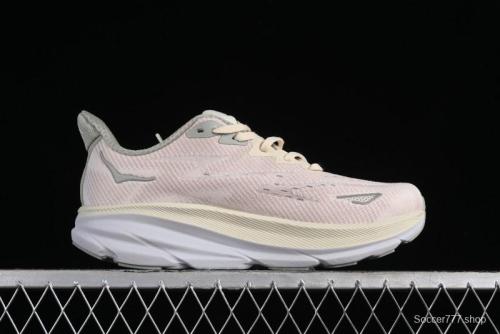 HOKA ONE ONE Clifton 9 Lightweight Breathable Knit Mesh Running Shoes - 1127895 OKB 1