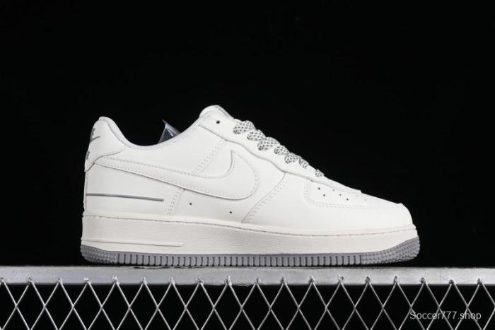 Nike Air Force 1 '07 Low Casual Sneakers with 3M Reflective Details and Full-Length Air Cushion - CJ1379-603 1