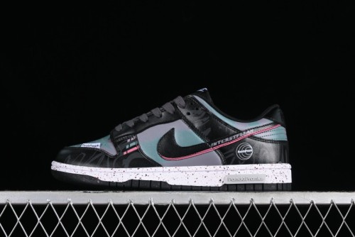 Nike Dunk Low Panda Prank Universe Exploration - Black Purple SB Strap Low Top Casual Skate Shoes - DV0831-002 1