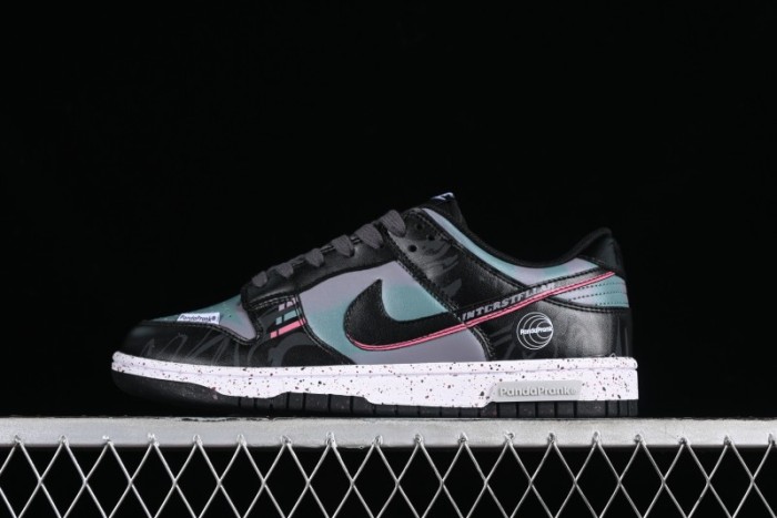 Nike Dunk Low Panda Prank Universe Exploration - Black Purple SB Strap Low Top Casual Skate Shoes - DV0831-002 1
