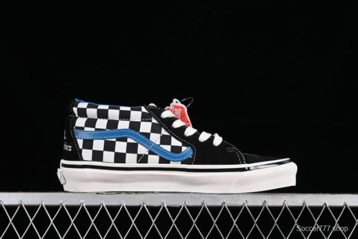 Vans SK8-Mid x Liberaiders Origami Checkerboard Mid-Top Casual Skate Shoes - VN0A3TKNQXH 1