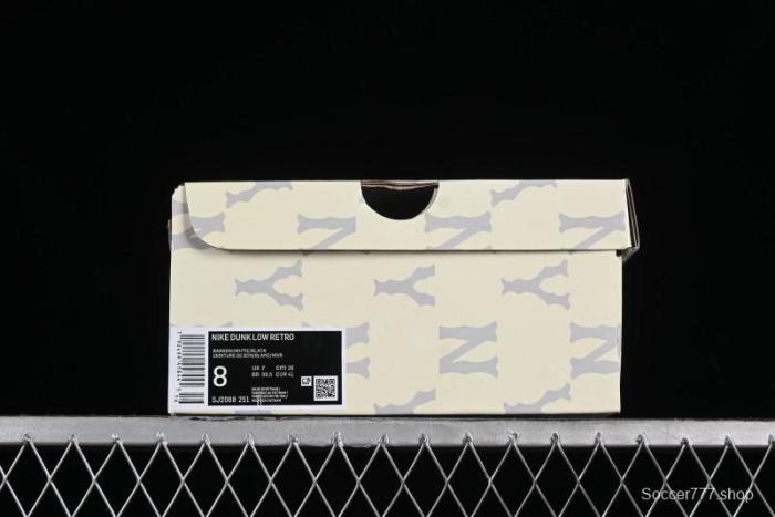 Nike SB Dunk Low MLB Strap Collaboration - Black Denim Print Anniversary Custom Low-Top Casual Sneakers - SJ2068-251 1