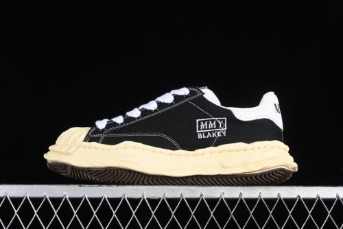 Wayne Original Sole Leather Low Sneaker with Melted Ice Cream Outsole - W.E5 1