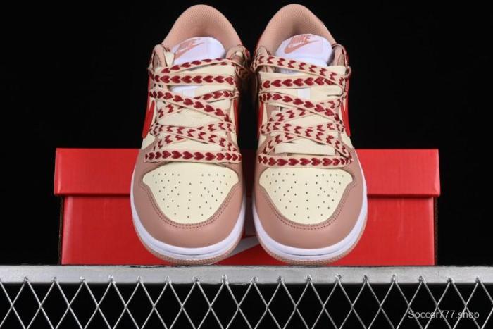 Nike Dunk Low SB Christmas Gift Strawberry Cake Casual Sneakers with Dual Laces - DD1503-118 1
