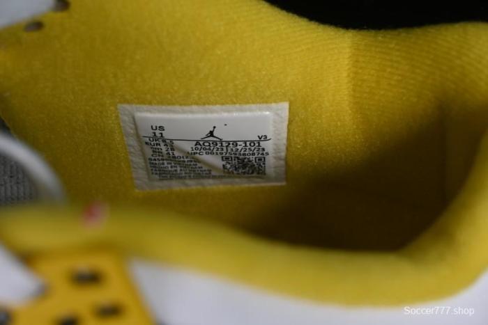 Nike Air Jordan 4 Retro Vivid Sulfur Basketball Shoes - AQ9129-101 1