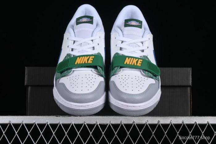 Nike Air Jordan Legacy AJ312 Low Triple Strap Sneakers with Premium Leather - CD9054-140 1