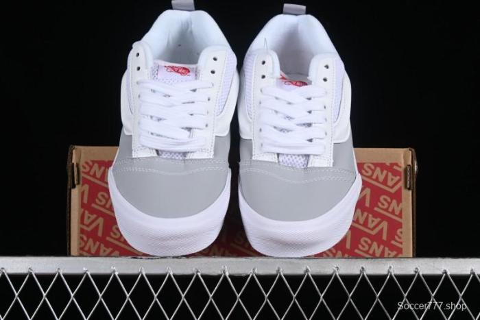 Vans Classics Knu Skool Chunky Tongue Retro Sneakers in Grey White - VN0009QCYF9 1