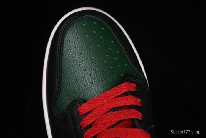 Nike Air Jordan 1 Low AJ1 Black Green Casual Sneakers - CZ0775-036 1