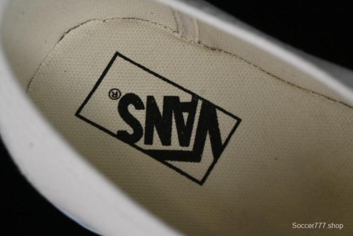 Vans Authentic White Blue Canvas Skate Shoes - VN0009PVEAK 1