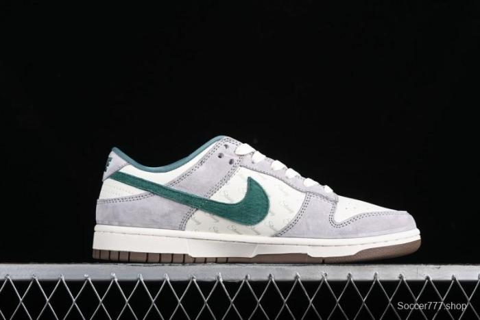 Nike SB Dunk Low Stussy Collaboration - Grey Green Pig Anniversary High-End Custom Low-Top Casual Skate Shoes - CF3688-007