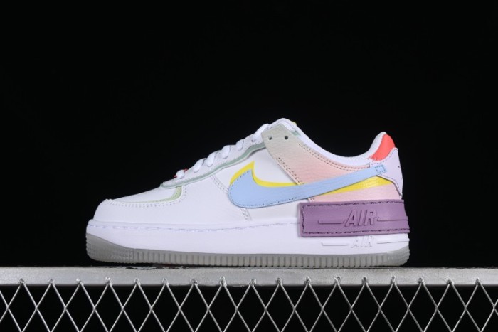 Nike Air Force 1 Shadow Lightweight Elevated Low-Top Versatile Sneakers - CW2630-141 1