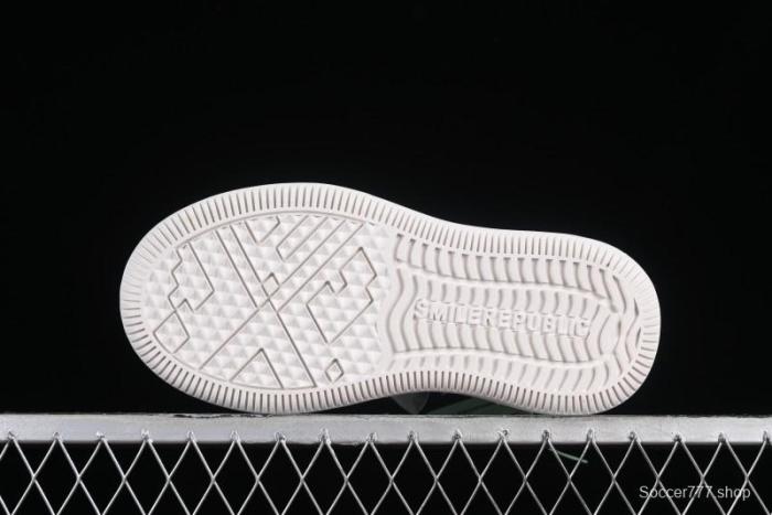 SMILEREPUBLIC Mint Manbo Light Blue Checkered Open Smile Platform Canvas Shoes - G.D4