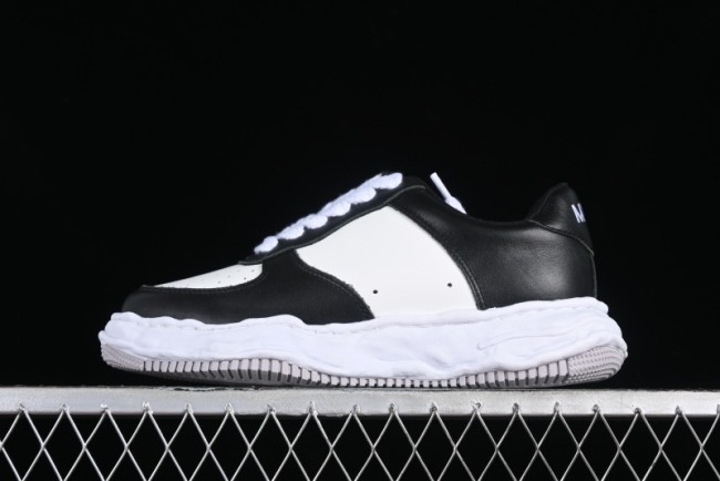 MMY Wayne Original Sole Leather Low Sneaker with Deconstructed Ice Cream Sole - W.E5 1