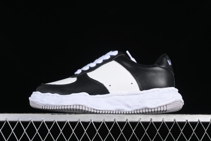 MMY Wayne Original Sole Leather Low Sneaker with Deconstructed Ice Cream Sole - W.E5 1