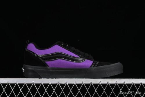 Vans Classics Knu Skool Black Purple Slip-On Shoes - VN0009QCSWE 1