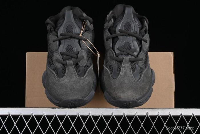 Adidas Yeezy 500 Black Casual Running Shoes - F36640 1