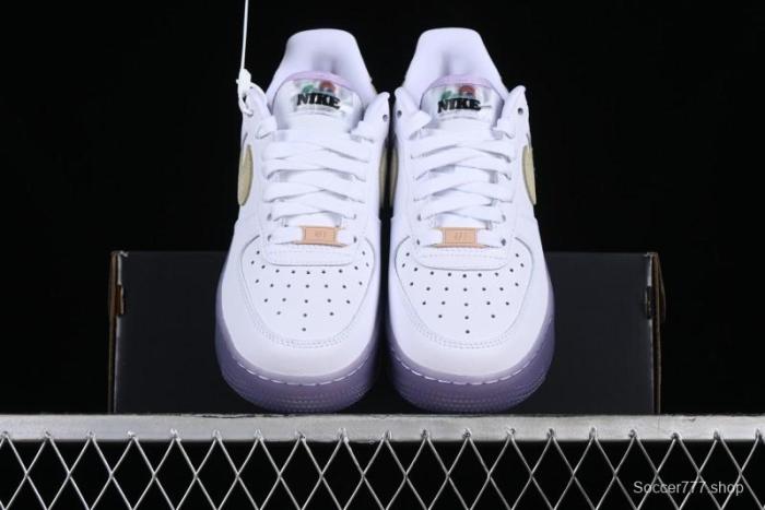 Nike Air Force 1 '07 Low Casual Sneakers with Full-Length Air Cushion - HF5719-139 1