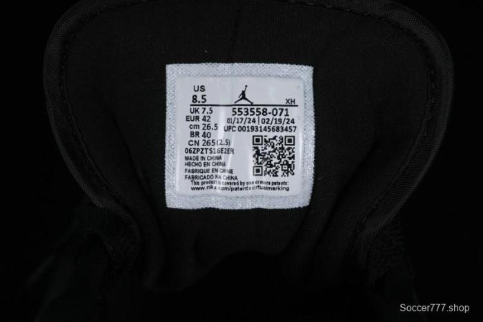 Nike Air Jordan 1 Low AJ1 Black Gold Hook Casual Sneakers - 553558-071 1