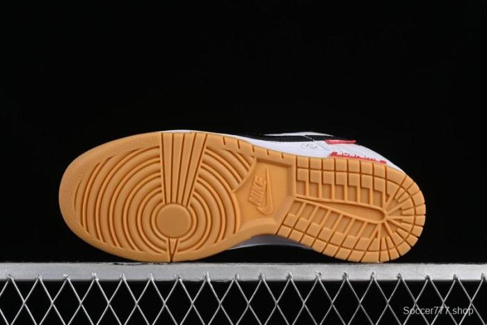 Supreme x Nike Dunk Low SB Casual Skate Shoes with Zoom Air Cushion - XD6188-034 1