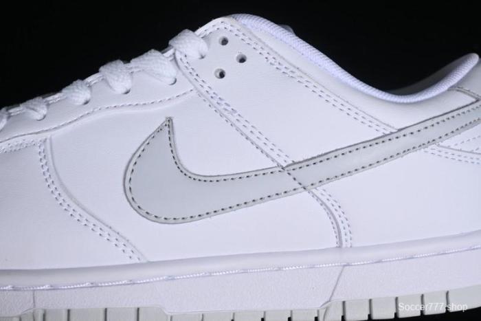 Nike SB Dunk Low All-White Low-Top Casual Skate Shoes - DV0831-101 1