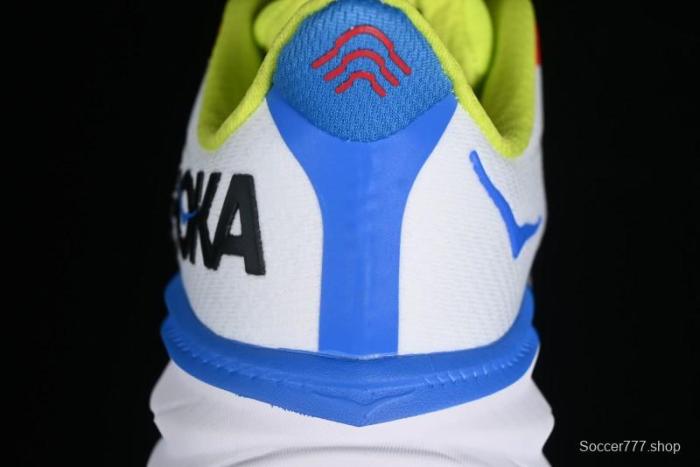 HOKA ONE ONE Clifton 9 Lightweight Knit Mesh Running Shoes with Enhanced Cushioning - 1127895 BVR 1