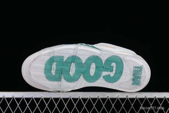 Nike Air Jordan 5 Low Retro Sneakers in White Orange Green Corduroy - CW4204-100 1