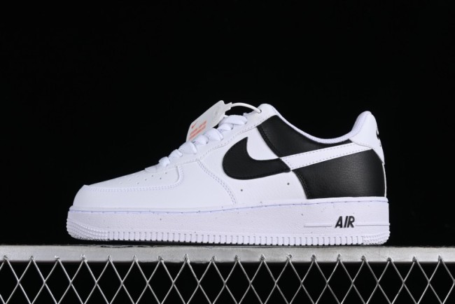 Nike Air Force 1 '07 Low Black White Broken Hook Casual Sneakers - HF9096-100 1