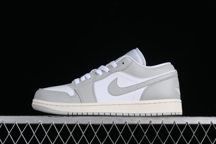 Nike Air Jordan 1 Low AJ1 White Grey Low-Top Lifestyle Basketball Shoes - DC0774-103 1