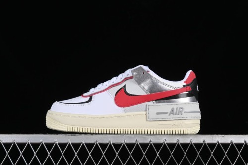 Nike Air Force 1 Shadow Lightweight Elevated Low-Top Casual Sneakers - FN6335-100 1
