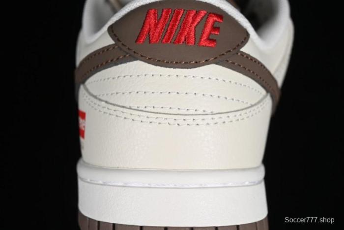 Nike Supreme x SB Dunk Low Collaboration - Military Green Anniversary High-End Custom Low-Top Casual Skate Shoes - XD1688-001 1