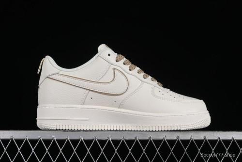 Nike Air Force 1 '07 Low Classic Khaki Mini Swoosh Starry Sky Low-Top Casual Sneakers - MJ0319-027 1