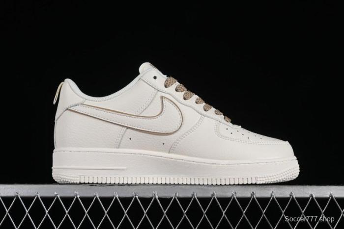 Nike Air Force 1 '07 Low Classic Khaki Mini Swoosh Starry Sky Low-Top Casual Sneakers - MJ0319-027 1