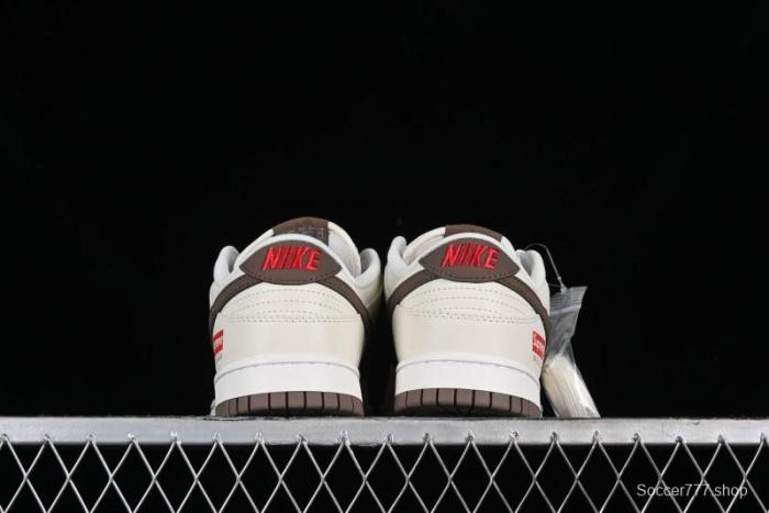 Nike Supreme x SB Dunk Low Collaboration - Military Green Anniversary High-End Custom Low-Top Casual Skate Shoes - XD1688-001 1