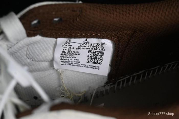 Nike Travis Scott x Air Jordan 1 Low OG AJ1 Reverse Swoosh Sneakers - DZ4137-206 1