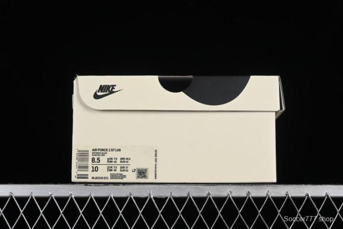 Nike Air Force 1 '07 Low Classic Black Mini Swoosh Starry Sky Casual Sneakers - MJ0319-021 1