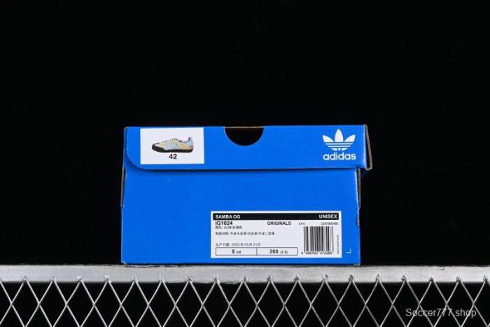 Adidas Originals Samba OG IG1024 Mechanical Magic Pudding Biscuit Custom Casual Sneakers - IG1024 1