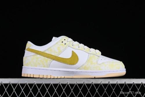 Nike SB Dunk Low Premium Yellow White SB Shattered Backboard Fashion Casual Skate Shoes - DM9467-700 1