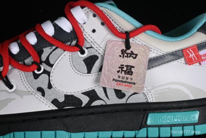 Nike Dunk Low Panda Prank CNY Year of the Dragon Limited Edition SB Low-top Casual Sneakers - DV0831-101 1