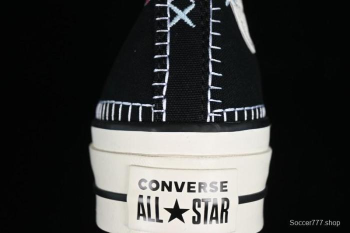 Converse All Star Lift Platform Sneakers with Daisy Stitch Detail - A08731C 1