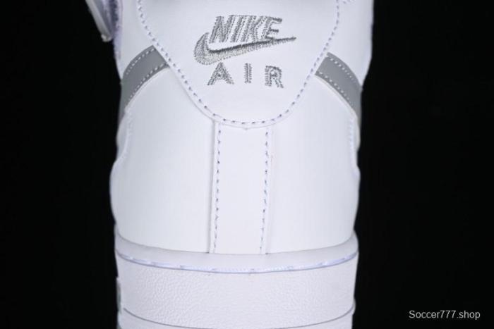 Nike Air Force 1 '07 Mid Casual Sneakers in White-Grey - DV0806-100 1